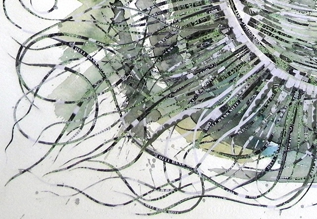 Paper Bowl - Hell's banknotes (detail)