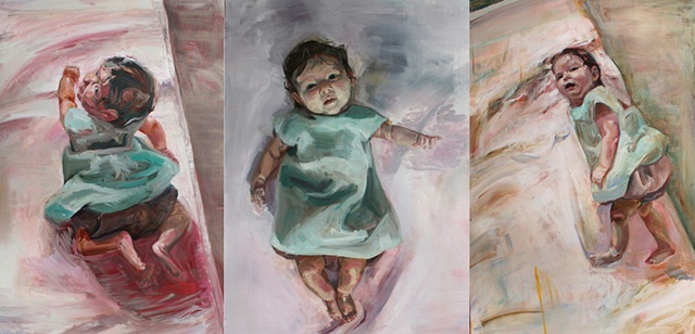 Portrait 6 -Triptych - Rite of Passage- Lauren Rolling