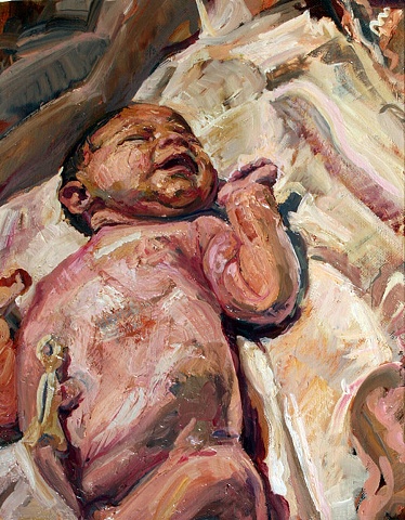 Portrait 5 - Lauren / delivery room