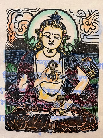 VajraSattva with Mantras