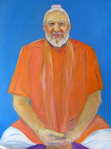 Portrait, Baba, oils, pinting, boulder, coloradoBabaji Shambhavananda, baba, shambhavananda