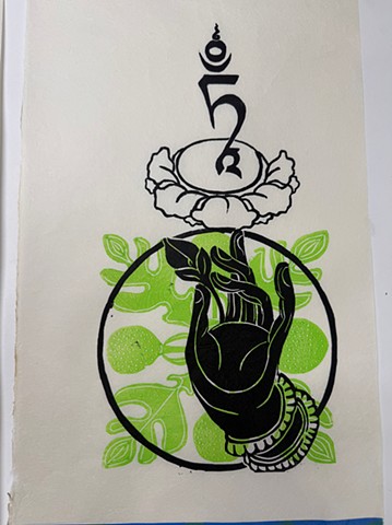 Green Tara with TAM