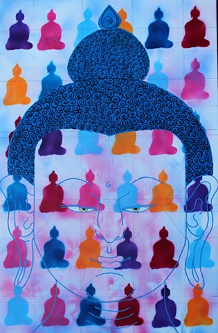 Buddhas, contemporary hindu and buddhist art, drawing buddhas ad bodhisattvas