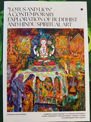 Lotus and Lion, Contemporary Buddhist and Hindu exhibition