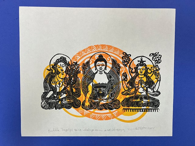Buddha Triptych