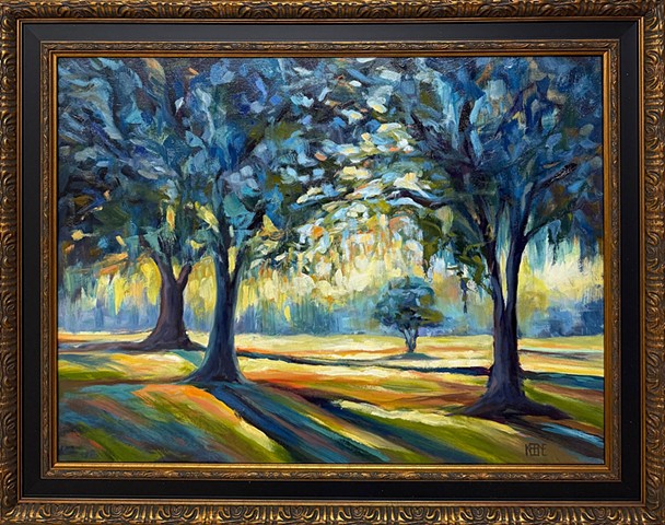 Sunrise Over Studio Road (with frame)