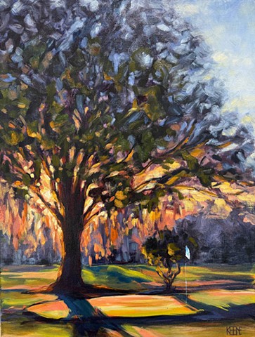 Sunset Over the 5th Green