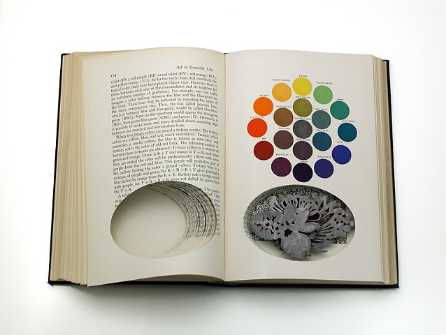 interior of book/box- color theory