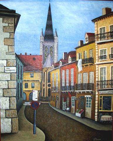 Rue Lamonnoye Dijon, France