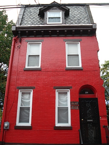 philadelphia red house photograph