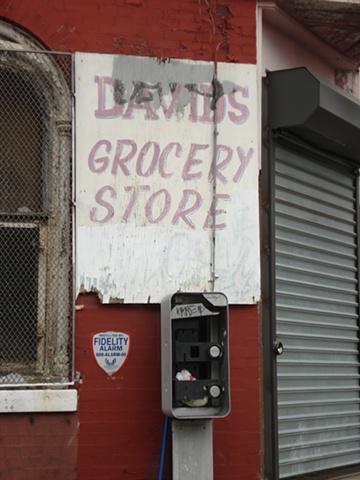 philadelphia city street photograph of store front