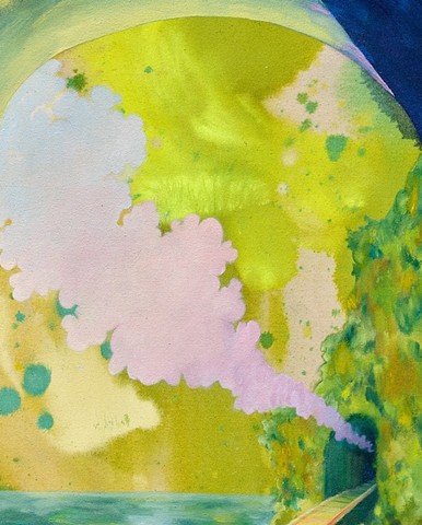 There Is Nothing But Ocean, Cliff & Lush Green Up Top: Saori Yamane's Dream, detail 1