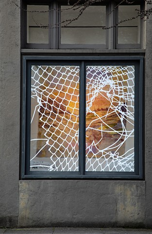 PDX Contemporary Window Project installation- opening Feb 7th