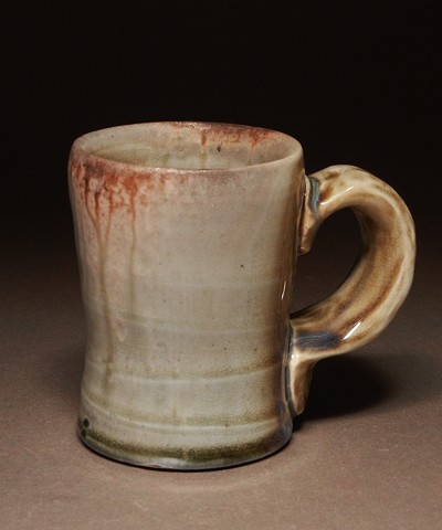 drobnock anagama porcelain mug glazed