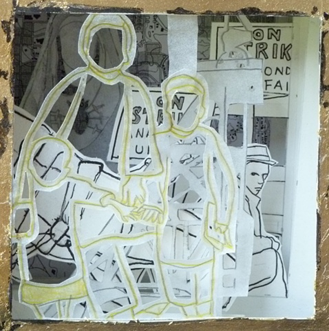 tunnel book, hand-made book