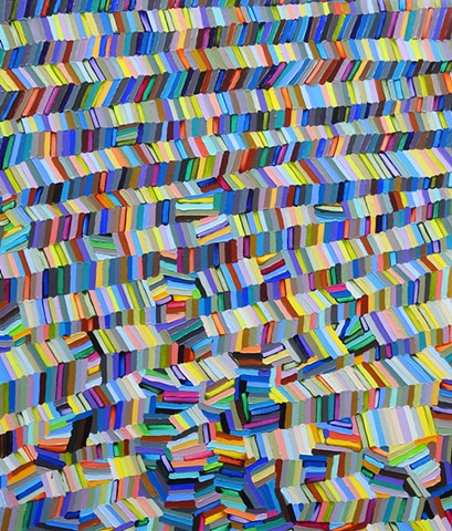 Martina Nehrling, Daybreak, 42 x 36 in., acrylic on canvas, 2020