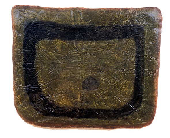 Inner Ring, 1986, acrylic on epoxy resin and celotex, 79 x 92 x 2 inches