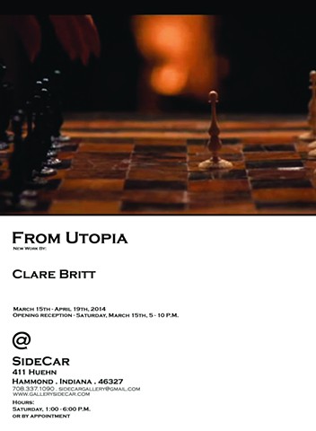 'From Utopia' - New work by Clare Britt
