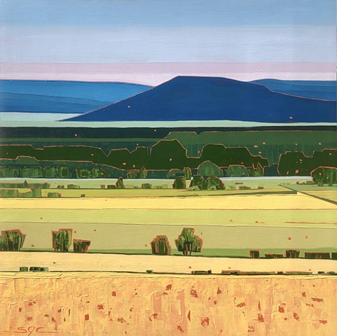 landscape, mountains, farmland, rural Virginia, Blue Ridge Mountains, Shenandoah Valley, 
