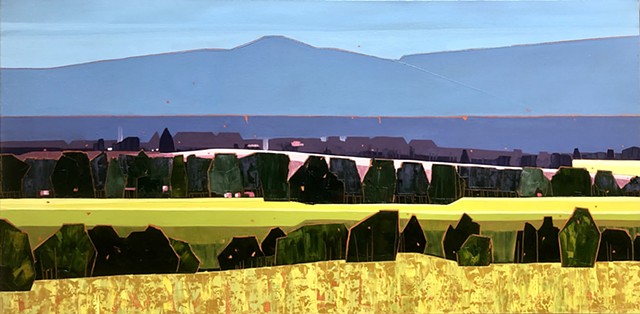 landscape, mountains, farmland, rural Virginia, Blue Ridge Mountains, Shenandoah Valley, 