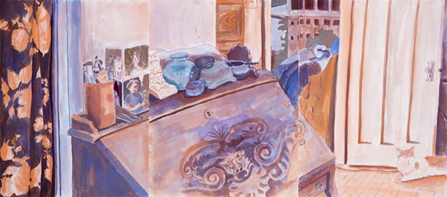 Grandma's Desk in Technicolor