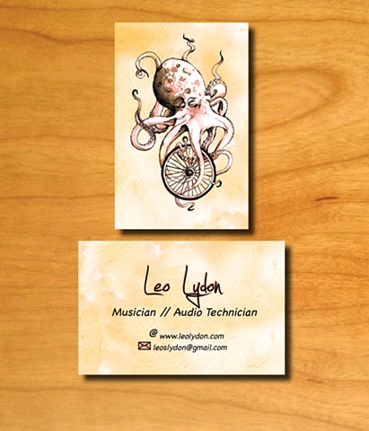 Leo Lydon Business Card design