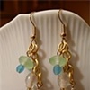 Pastel light earrings