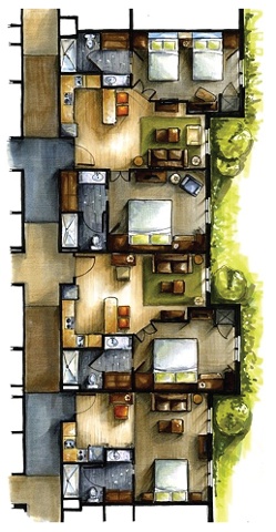 Staybridge Suites: Guest Room Floor Plans