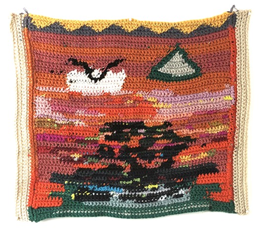 Crochet (Painting/Liberation Textiles)