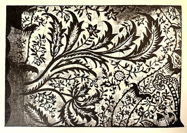Fragment, William Morris (copying the master to train the hand and elevate the mind)
