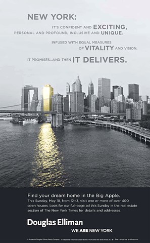 Douglas Elliman – It Promises and Delivers Ad Campaign – NY Times
