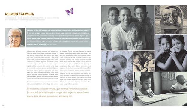 Northwestern Human Services Annual Report – Narrative Spread