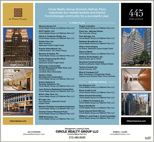 Circle Realty Group – New Tenant Thank You Ad