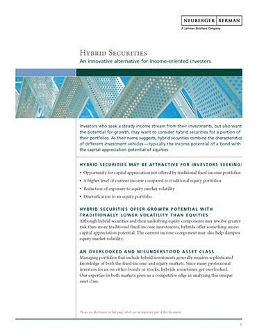 Hybrid Securities White Paper