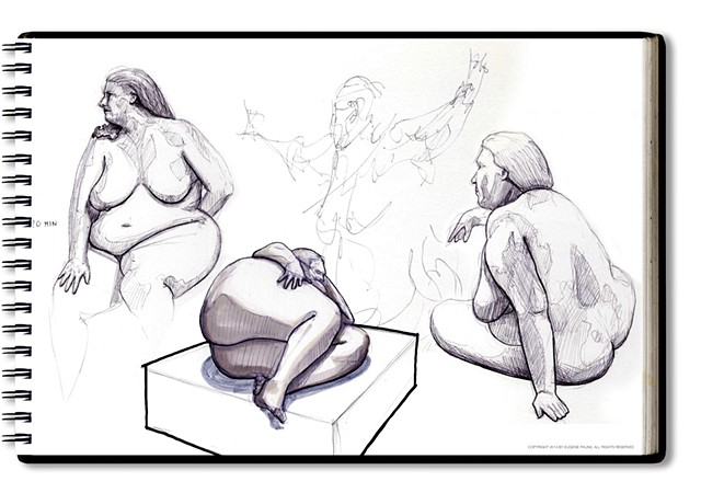 life drawing, nudes