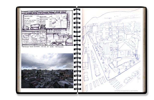 'Quito Sketch' location Quito, Ecuador 
