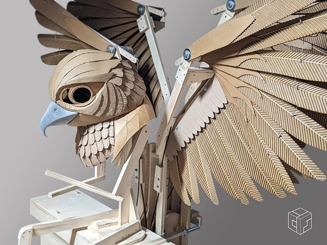 Puppet work in progress. Nuit Blanch 2022. 