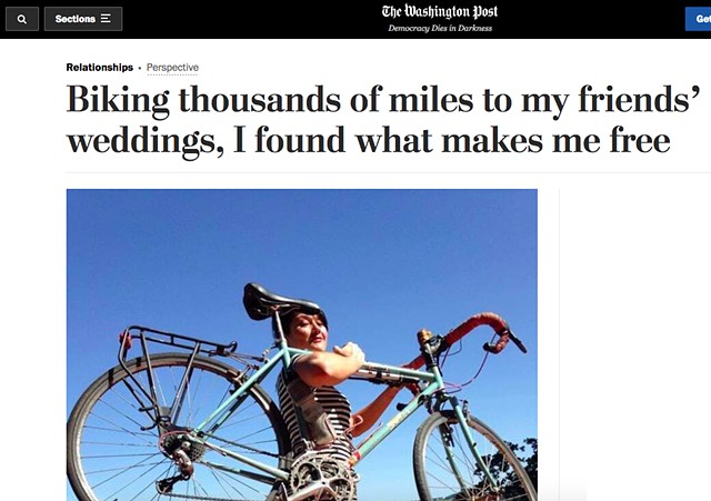 The Girl Who Bikes to Weddings