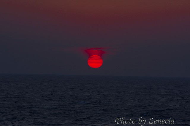 Sunset in Venice Italy