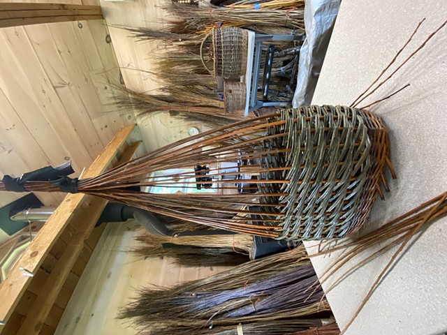 Willow basket process