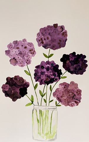 vessel for gratitude (hydrangeas)