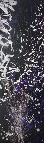 abstract expressionist splatter painting