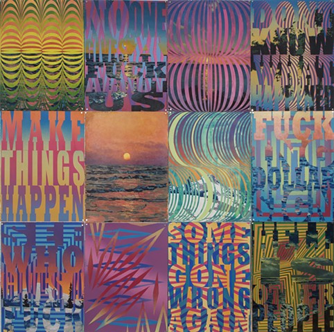 Installation of Works on Paper