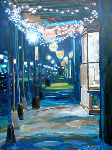SOLD - New Orleans jazz at night