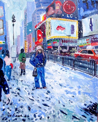 New York City in winter