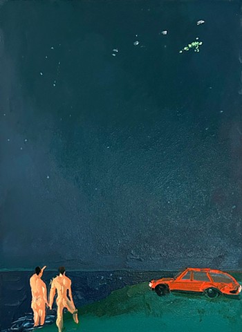 You're Invited: June 28 5-7pm, Fire, Water & UFO's  ~ opening at V Gallery, Omena MI
