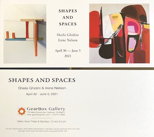Shapes and Spaces, Gearbox Gallery, Oakland, CA
