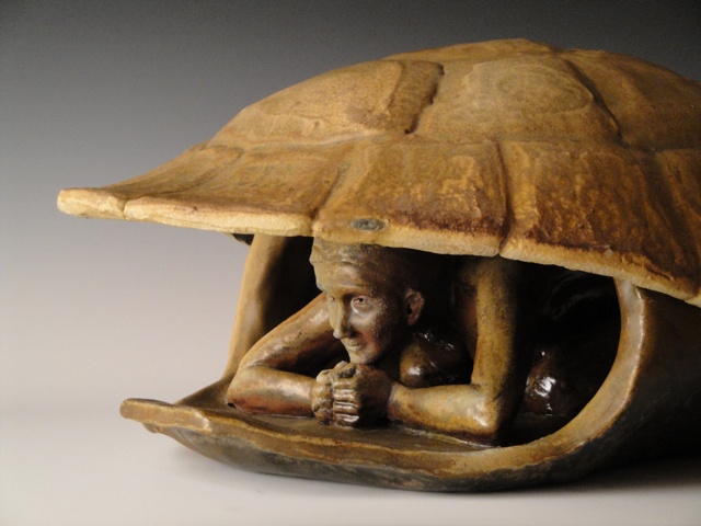 Woman in Turtle