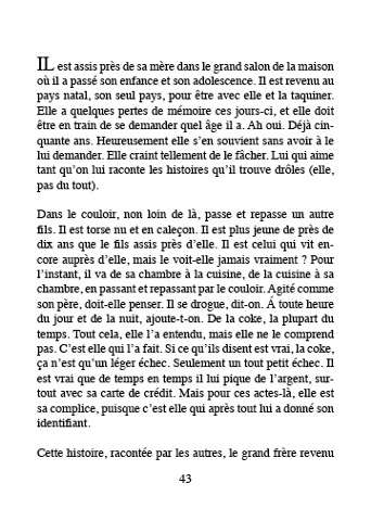 original French text of "The Woman The President Insulted"

by Alain Volny Anne