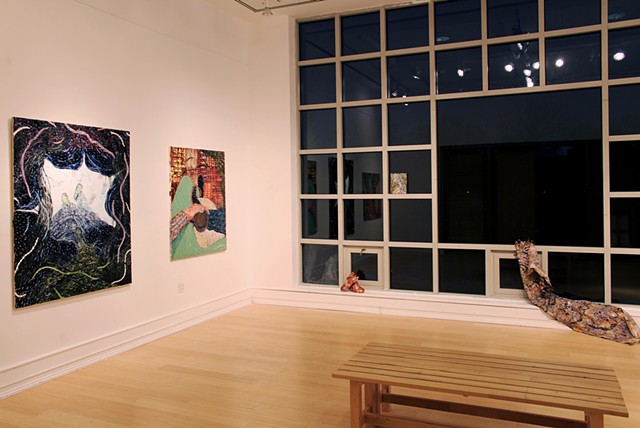 Installation View, "Meena Hasan: PoVs", Mariboe	Gallery, Peddie School, Highstown, NJ. 2017